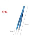 MECHANIC CF-11 High Precision Resistance 1000°C High Temperature Corrosion Resistant Anti static Ceramic CPU Tweezers