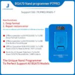 JC PCIE-P7PRO nand programmer for all BGA70 models For iPhone SE/6S/6SP/7/7P iPad Pro 9.7″/10.5″/12.9″(1st Gen)